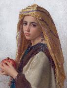 Girl with a pomegranate, William-Adolphe Bouguereau